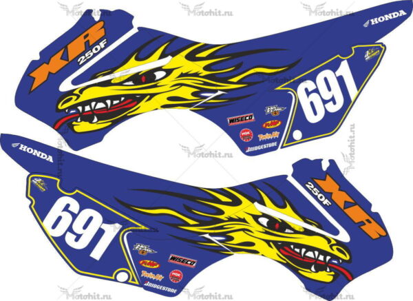 Decals for Honda XR-250