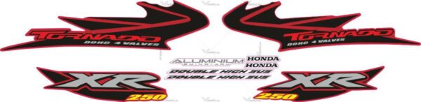 Decals for Honda XR-250 2004