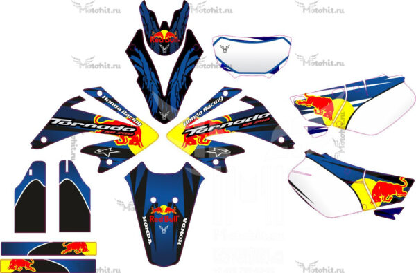 Decals for HONDA XR-250 01 2001-2009