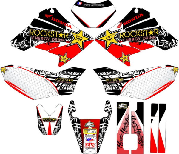 Decals for HONDA XR-250 TORNADO-02 2001-2009