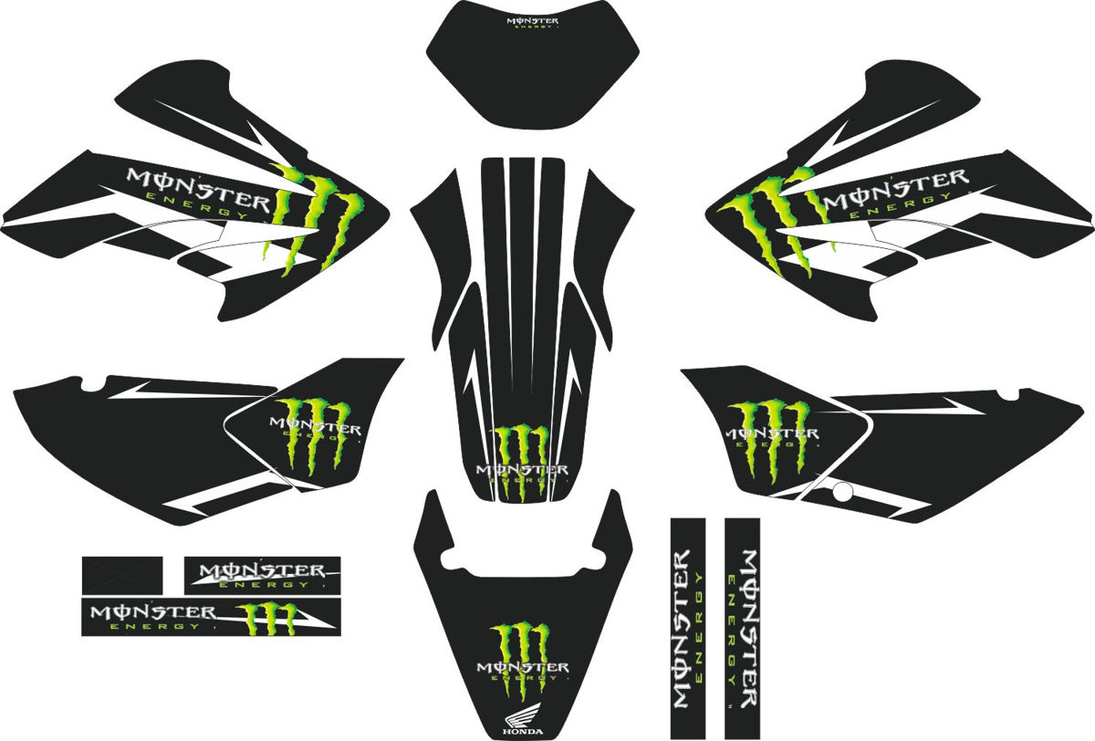 Decals for HONDA XR-250 TORNADO-06 2001-2009