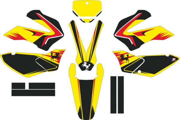 Decals for HONDA XR-250 TORNADO-08 2001-2009
