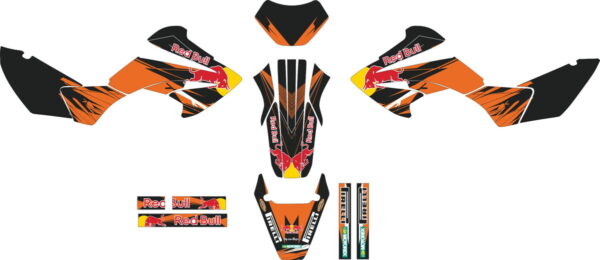 Decals for HONDA XR-250 TORNADO-11 2001-2009