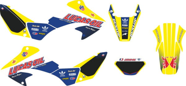 Decals for HONDA XR-250 TORNADO-18 2001-2009