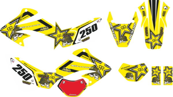 Decals for HONDA XR-250 TORNADO-24 2001-2009