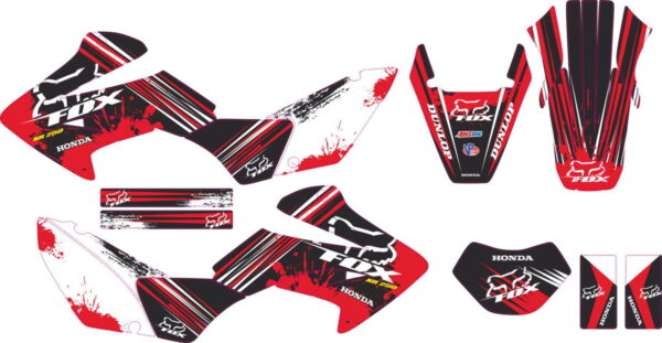 Decals for HONDA XR-250 TORNADO-33 2001-2009