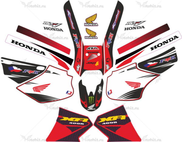 Decals for Honda XR-400-R total