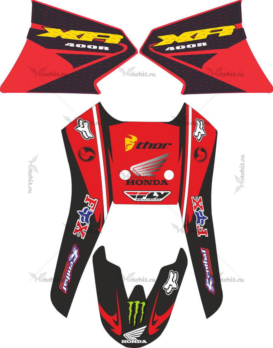 Decals for Honda XR-400-R 2003