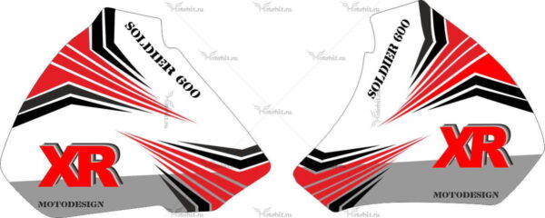 Decals for Honda XR-600 SOLDIER