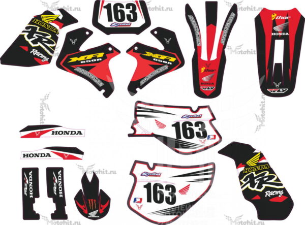 Decals for HONDA XR 650-R