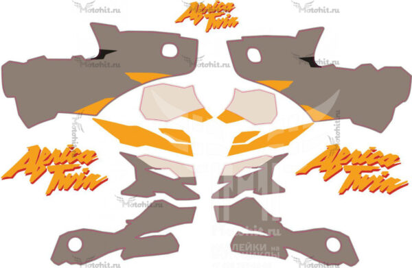 Decals for Honda XRV-750 1996-2002