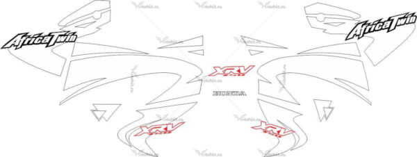 Decals for Honda XRV-750 2000