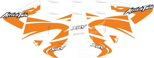 Decals for Honda XRV-750 2000 ORANGE