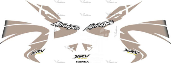 Decals for Honda XRV-750 2000 GOLD