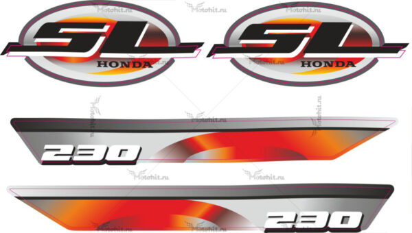 Decals for HONDA SL-230