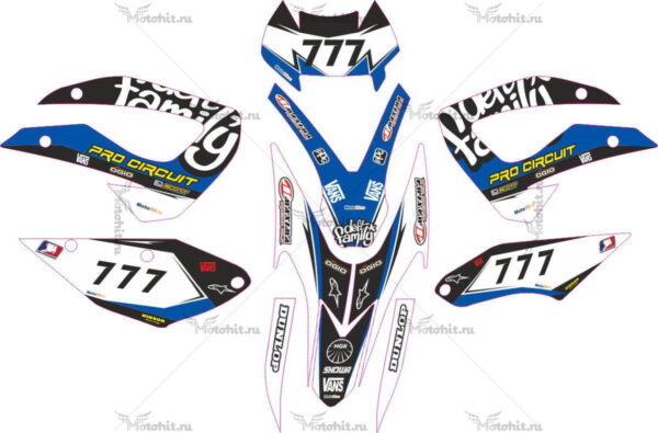 Decals for HUSABERG 2009-2012