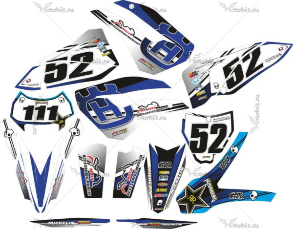 Decals for HUSABERG-TE 2011-2012 CELESTE-7