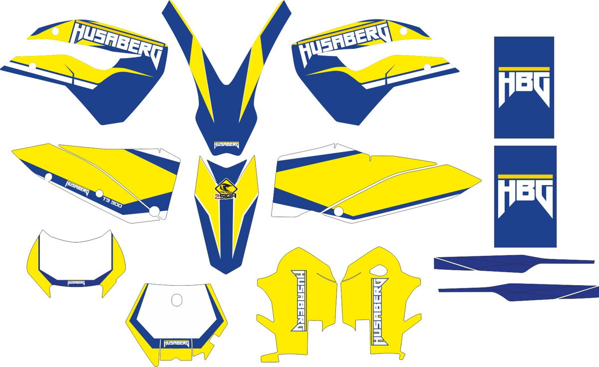 Decals for HUSABERG TE-300 2011-2015