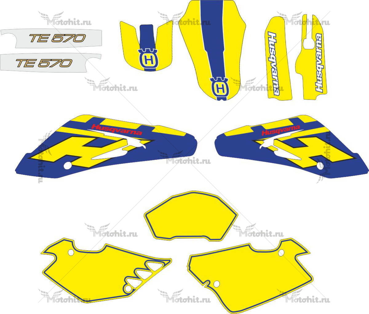 Decals for HUSQVARNA TE-570 2002