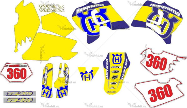 Decals for HUSQVARNA TE-610 2003 MOLDE