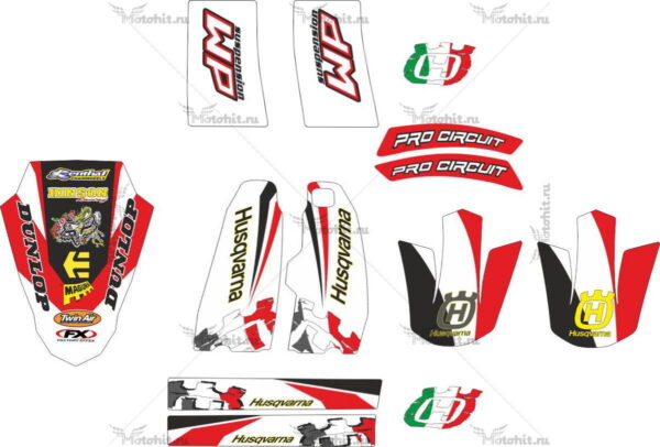 Decals for HUSQVARNA UNKNOWN 2009