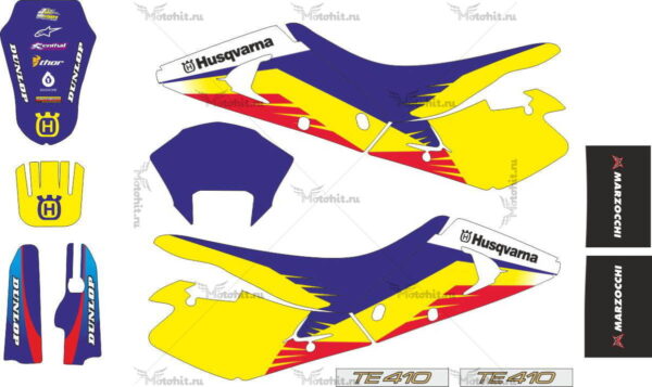 Decals for HUSQVARNA WR-250 2001 ONE