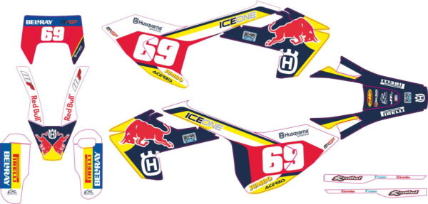 Decals for HUSQVARNA TC-300 2017 PLUSBORDER