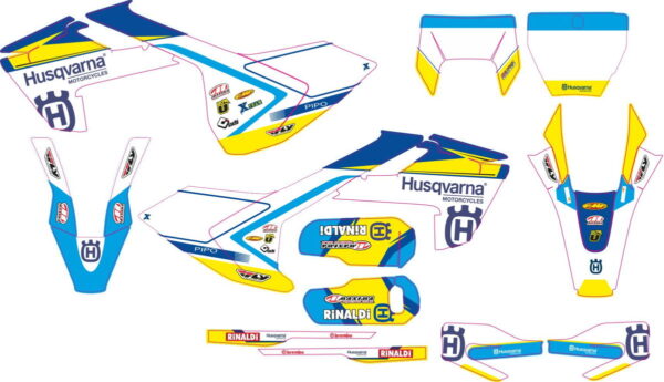 Decals for HUSQVARNA TC-FC-125-250-450 2016-2017 ENDURO-2017-2