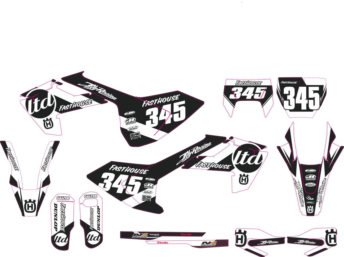 Decals for HUSQVARNA TC-FC-125-250-450 2016-2017 ENDURO-2017-TLD