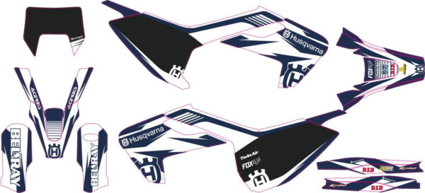 Decals for HUSQVARNA TE-250-450-2017