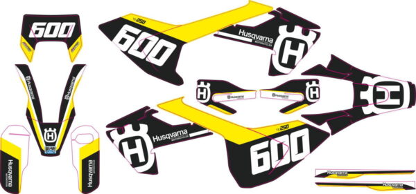 Decals for HUSQVARNA TE-250-2017-OEM