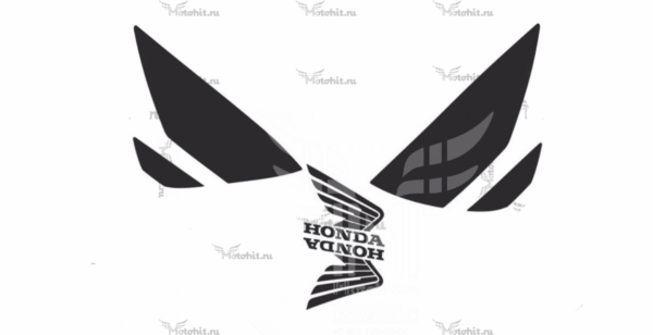 Decals for Honda CBR-600-F4I 2001-2005 silver sides tank