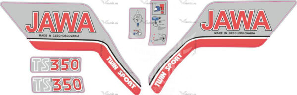 Decals for JAWA TS-350