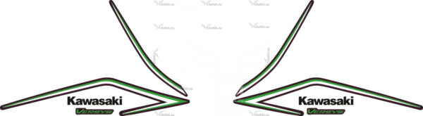 Decals for Kawasaki Versus-650 2017