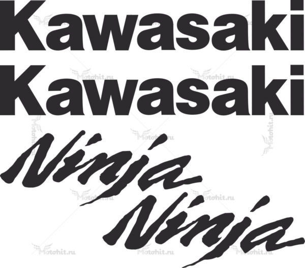 Decals for Kawasaki EX-250R Ninja