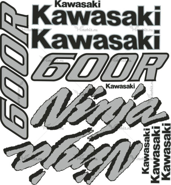 Decals for Kawasaki GPX-600-R