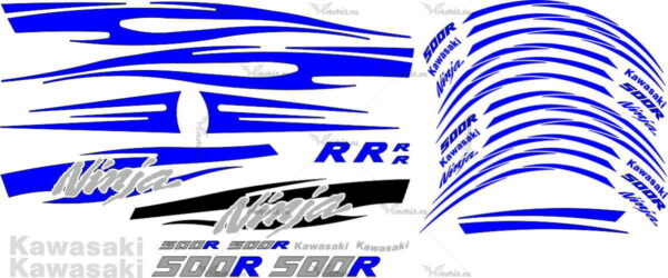 Decals for Kawasaki GPZ-500 R