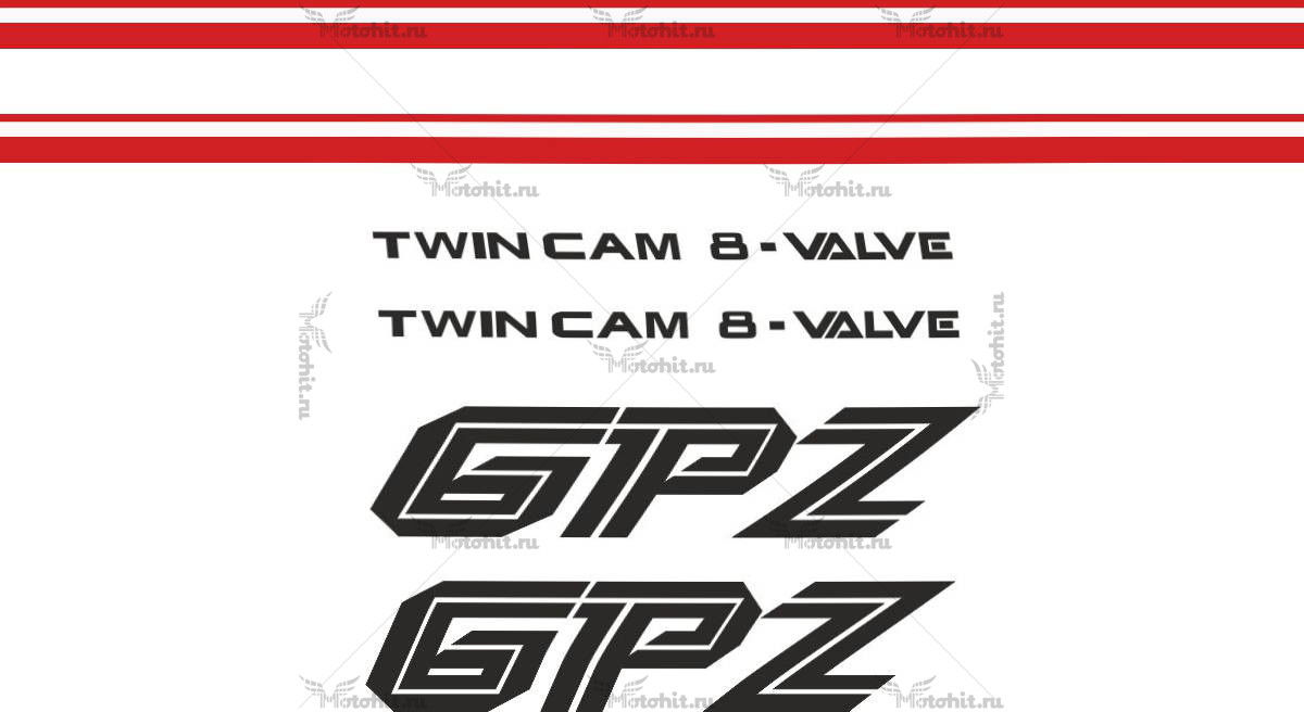 Decals for Kawasaki GPZ