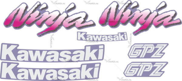 Decals for Kawasaki GPZ-250