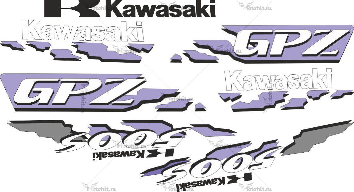 Decals for Kawasaki GPZ-500-S 1994 SET