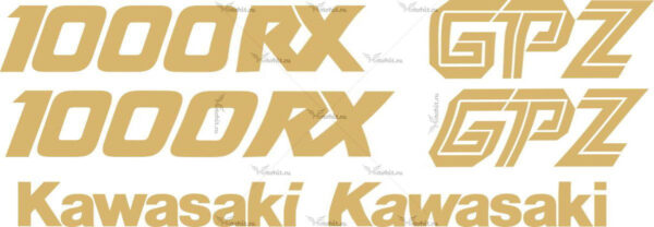 Decals for Kawasaki GPZ-1000-RX 1986