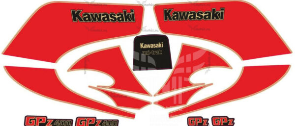 Decals for KAWASAKI GPZ-400-F 1984