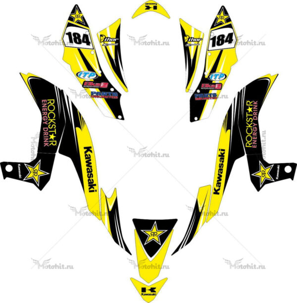 Decals for Kawasaki KFX-450 ROCKSTAR 2006-2013