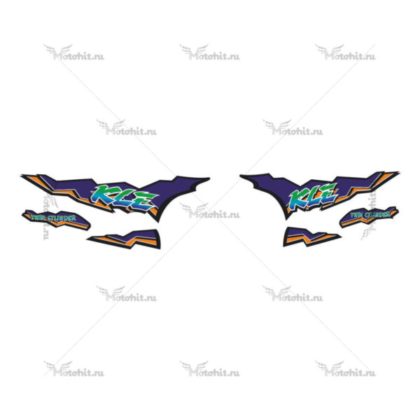 Decals for Kawasaki KLE-500 1992 A2-VER-2