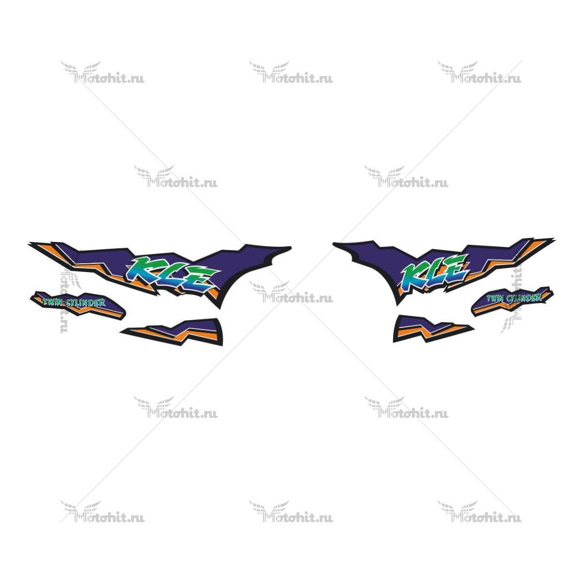 Decals for Kawasaki KLE-500 1992 A2-VER-2