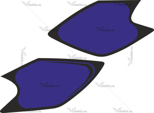 Decals for Kawasaki KLX-450 2007 Number-Plates