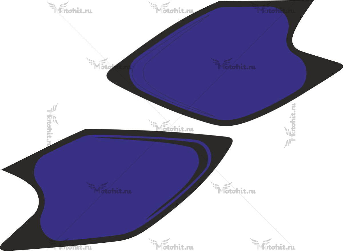 Decals for Kawasaki KLX-450 2007 Number-Plates