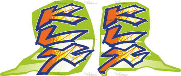 Decals for Kawasaki KLX-650 1996-1997