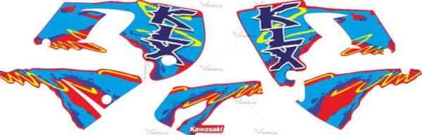 Decals for Kawasaki KLX-650 2004