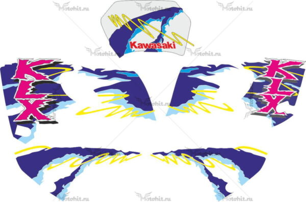 Decals for Kawasaki KLX-650 2004